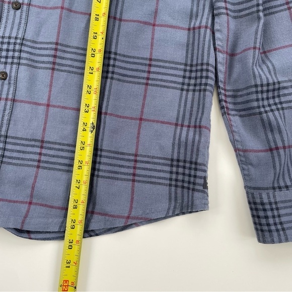 Toad&Co. Men's Blue Gray Plaid Airsmyth Long Sleeve Button Down Shirt Size Large - Picture 9 of 9